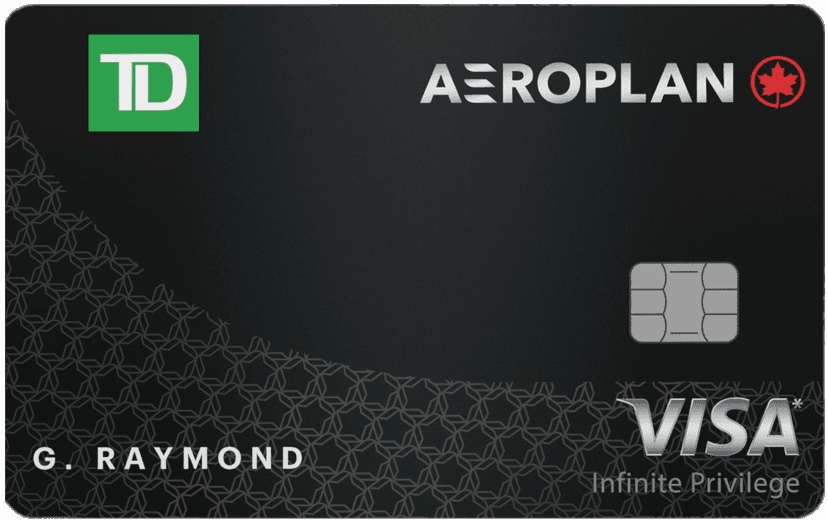 Carte Visa Infinite Privilège TD Aéroplan
